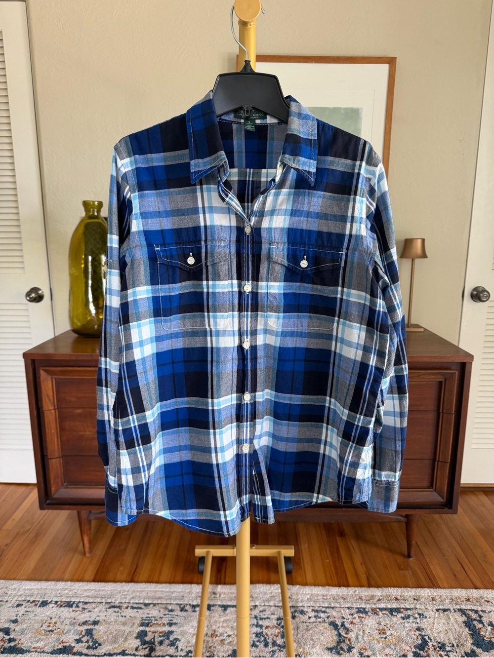 Lauren Ralph Lauren Jeans Co. Plaid Button-Down | Small